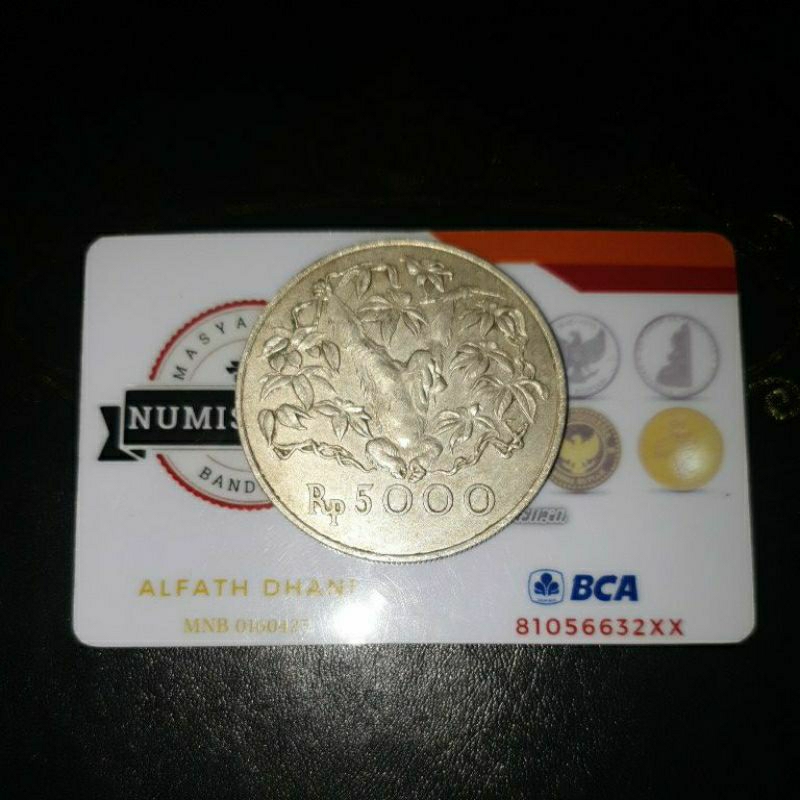Koin Perak Indonesia 5000 Otan (Bahan Silver) "Rare"