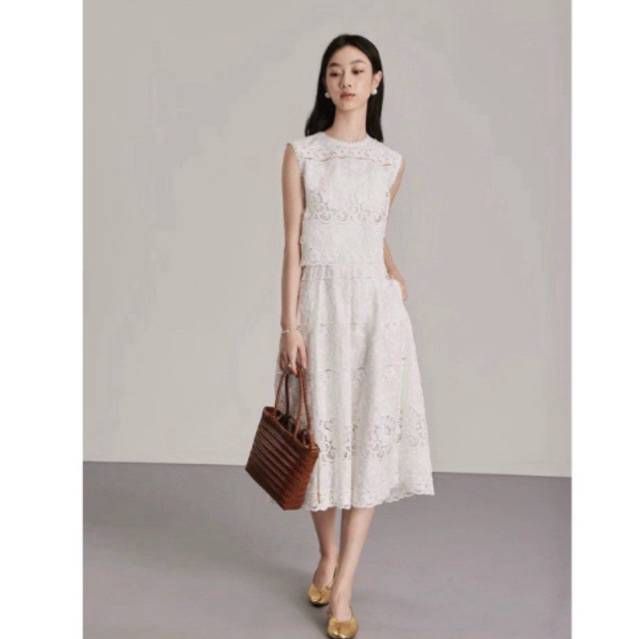 White Dress Petite Dress Lace Jumpsuit Elegant Formal Dinner Sweet Seventeen Sweetseventeen 17 Paste