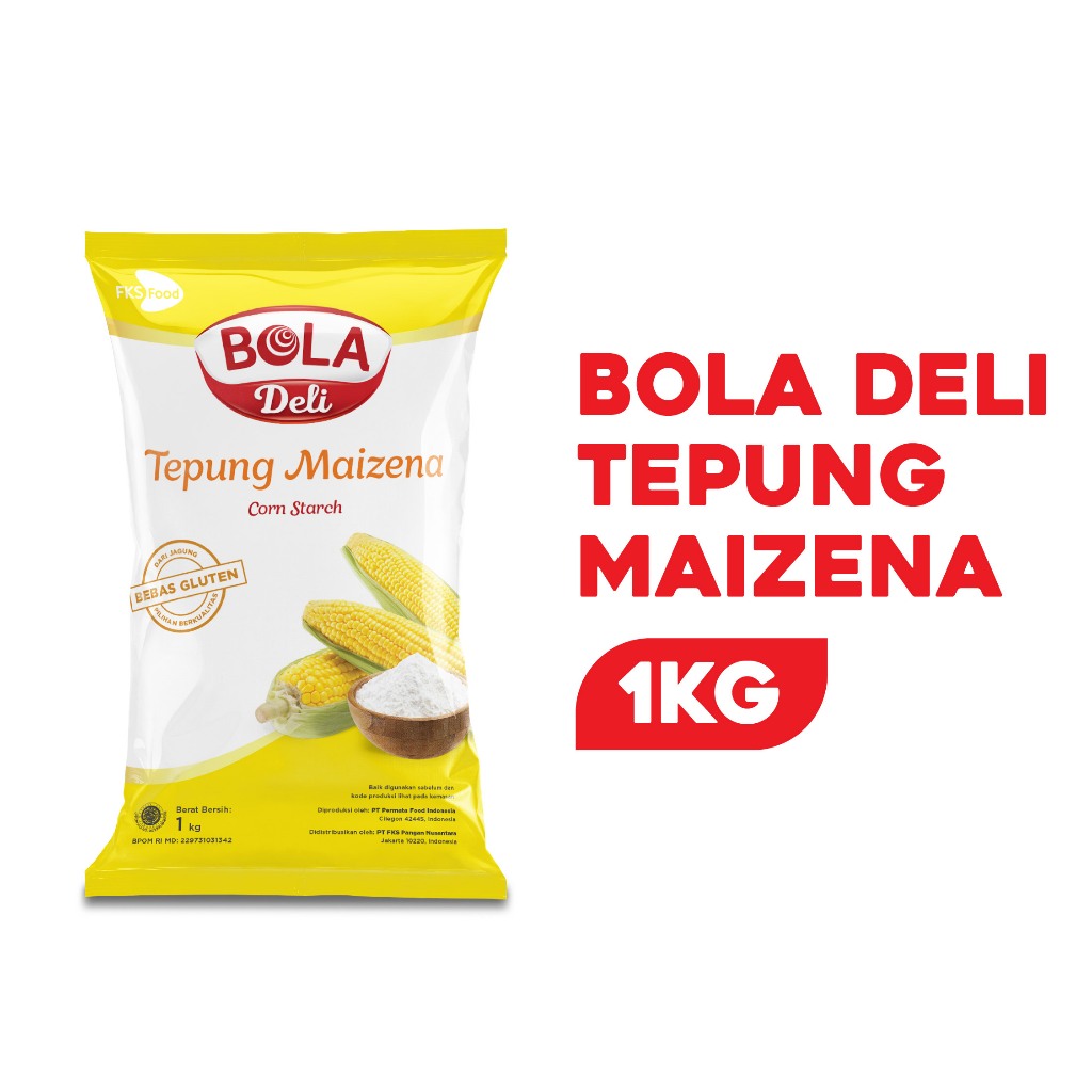 

Bola Deli Maizena 1Kg Tepung Jagung Maizena Corn Starch