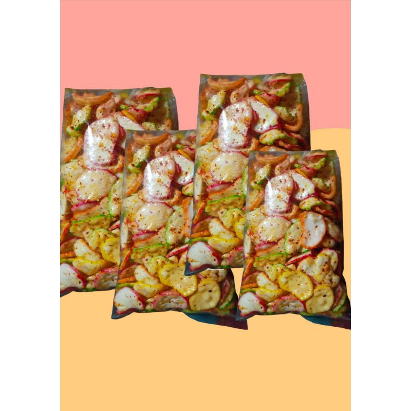 

kerupuk bawang bantet/krupuk seblak bantet pedas 500 gr