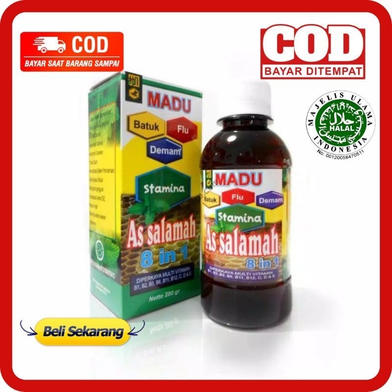 

MADU AS SALAMAH 8 IN 1 ISI 280 GR