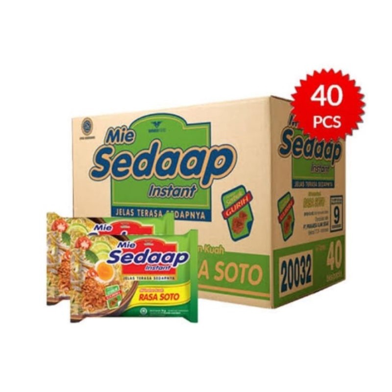 

Mie Sedaap Soto 1 karton