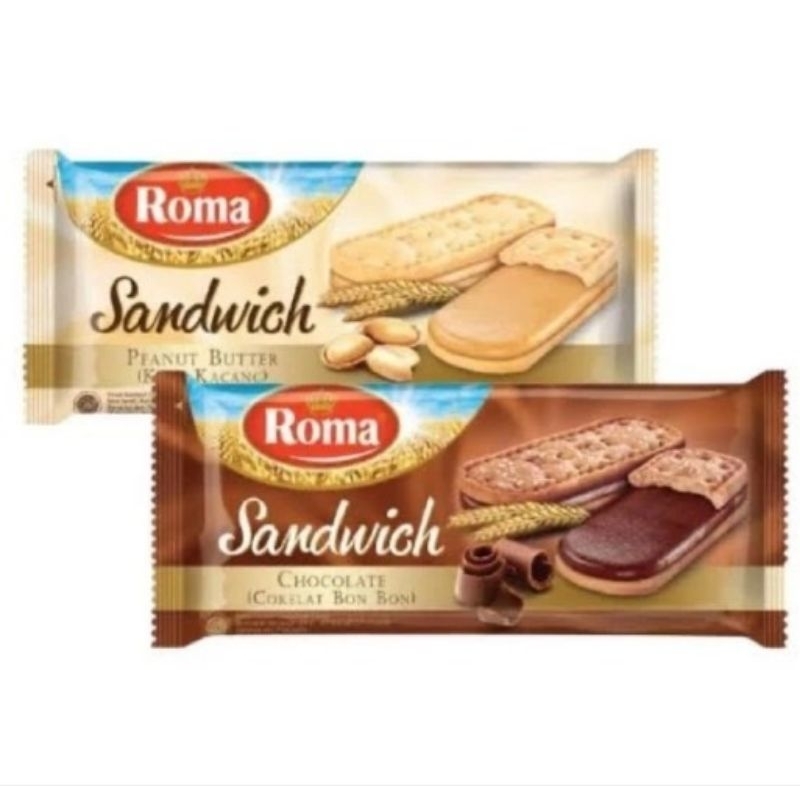 

Roma Sandwich Coklat Kacang 189gr