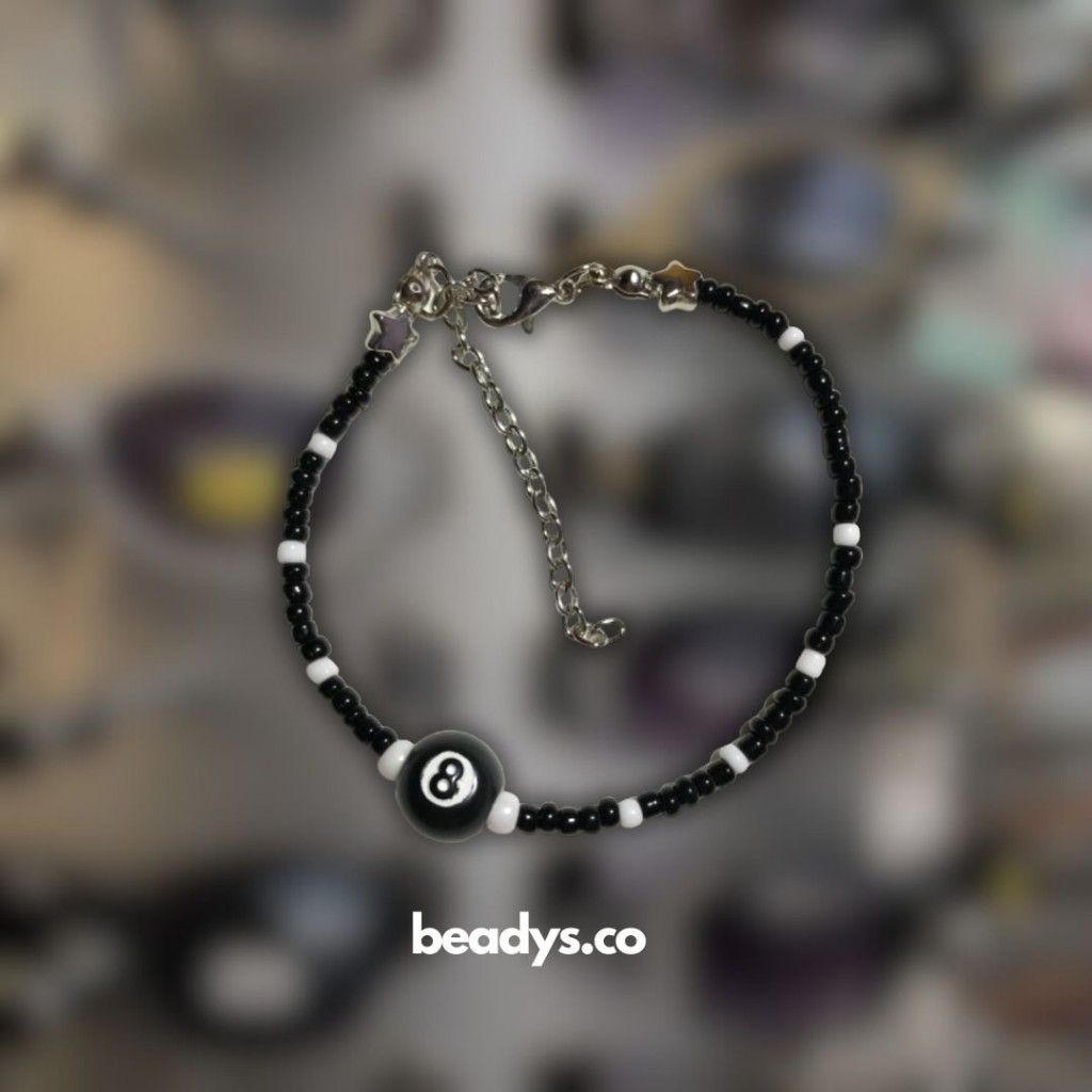 billiard beads bracelet