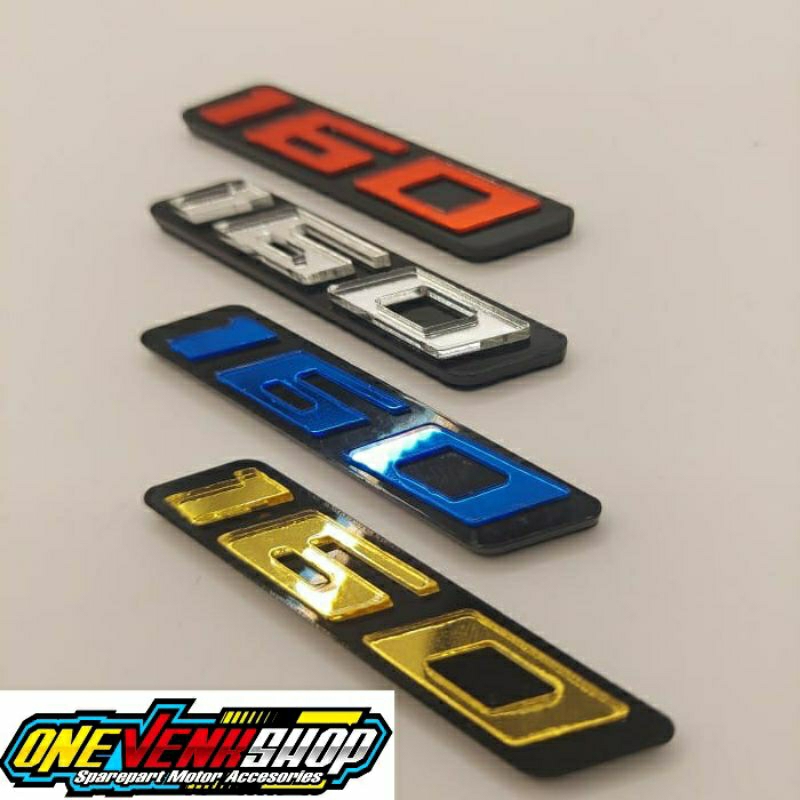 EMBLEM AKRKLIK 160 EMBLEM TIMBUL ACRILIK 160