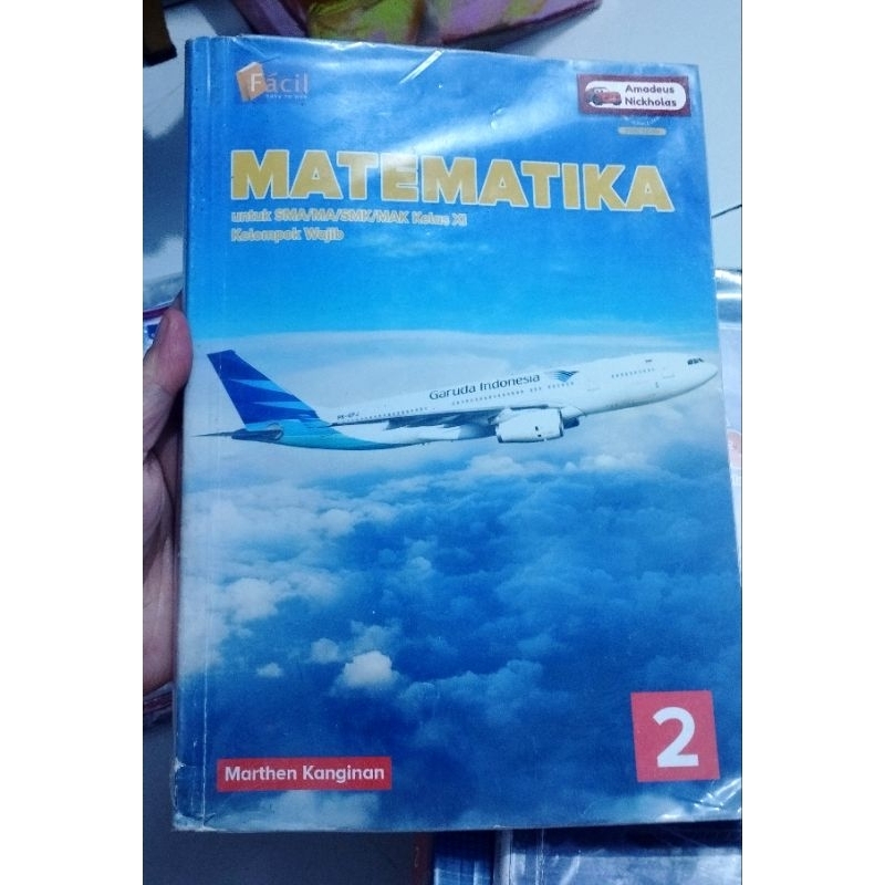 

buku Matematika wajib kelas 2, sma 2, kelas 11, buku matematika facil