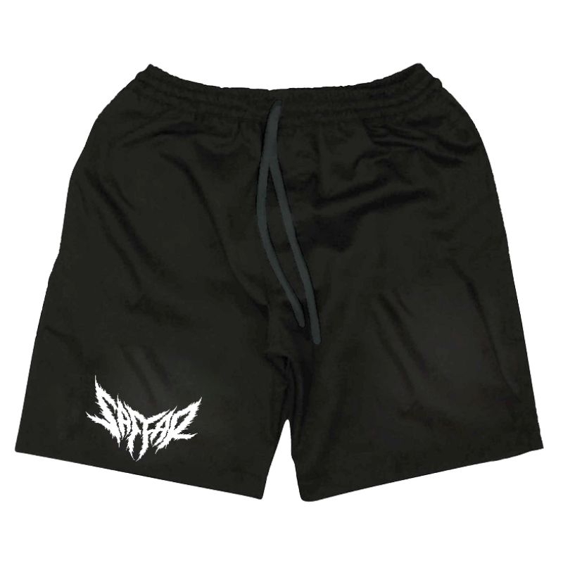 celana boxer pendek pria wanita santai bosrdshort bahan lotto fleace lembut musik saffar metal