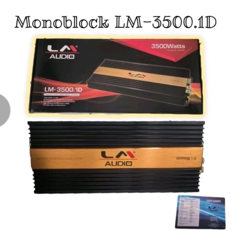 monoblock lm audio LM 3500.1D