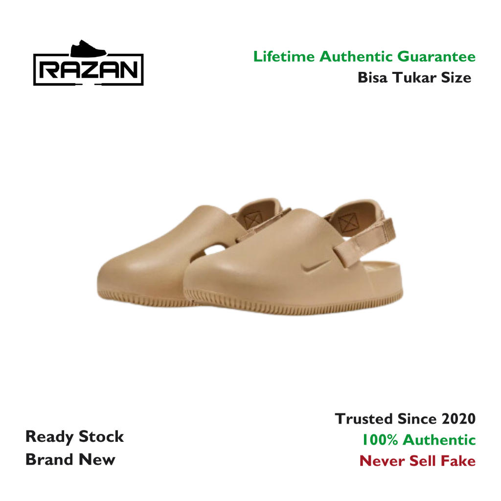 Nike Calm Mule Hemp (W) 100% Authentic Original