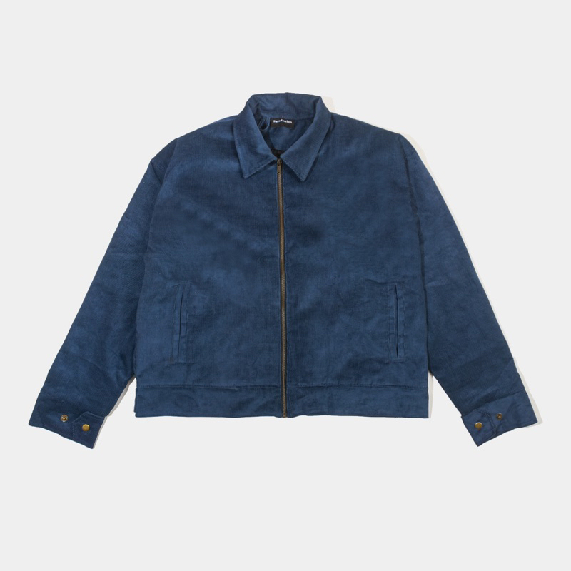 Satisfaction Work Jacket Corduroy Polos OG Navy