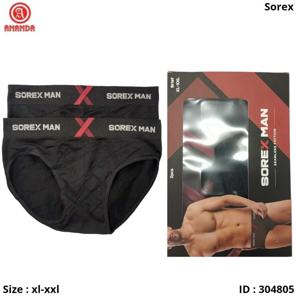 celana dalam pria dewasa sorex isi 2 m3814 xl-xxl