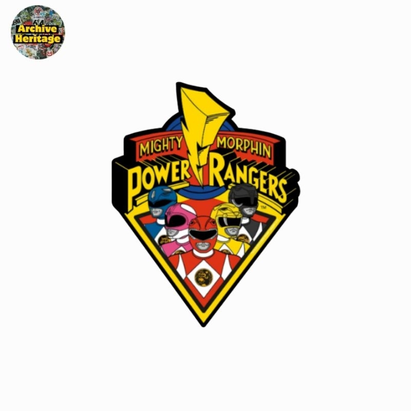 

sticker Mighty Morphin Power Rangers superhero television anime stiker