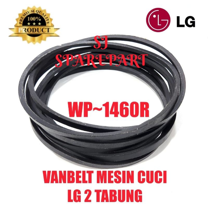 FANBELT V-BELT PANBELT MESIN CUCI LG 2 TABUNG WP 1460R