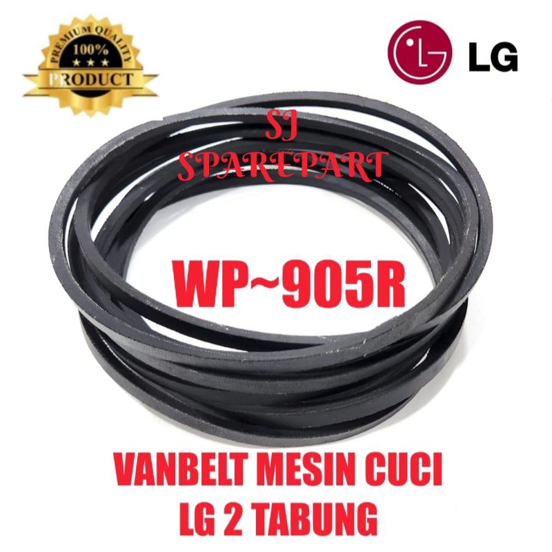 FANBELT V-BELT PANBELT MESIN CUCI LG 2 TABUNG WP 905R