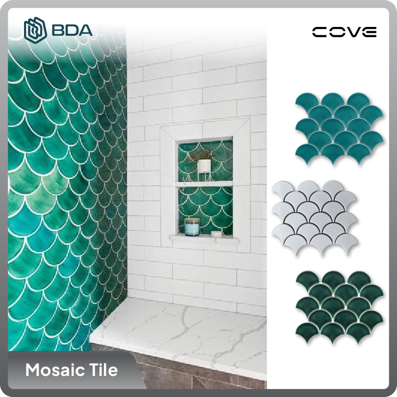 BDA Granite Tile Keramik Dinding Kamar Mandi Keramik Dinding Dapur Mosaic Tiles Keramik Mozaik