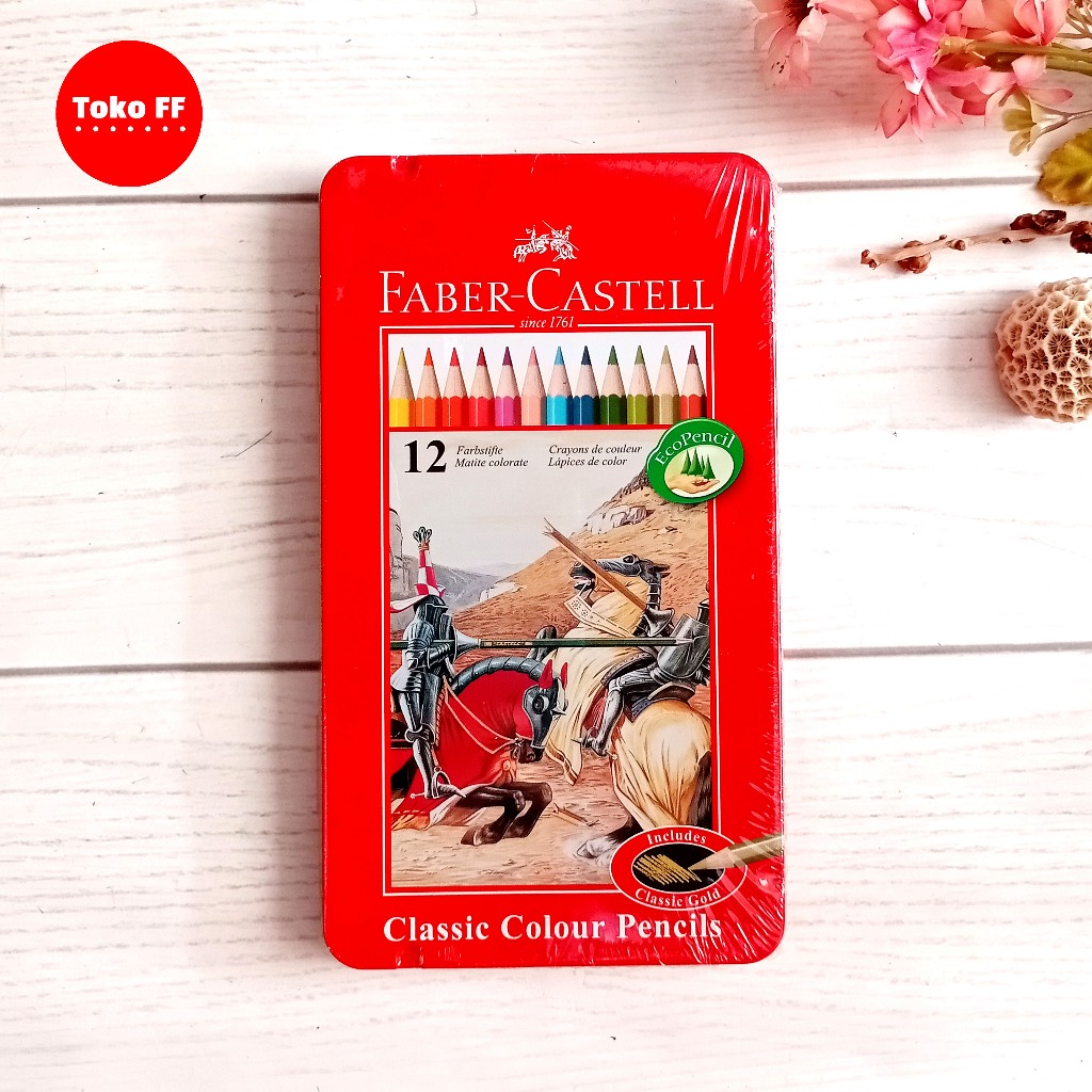 

Pencil Warna Tin Case 12wr Faber-Castell