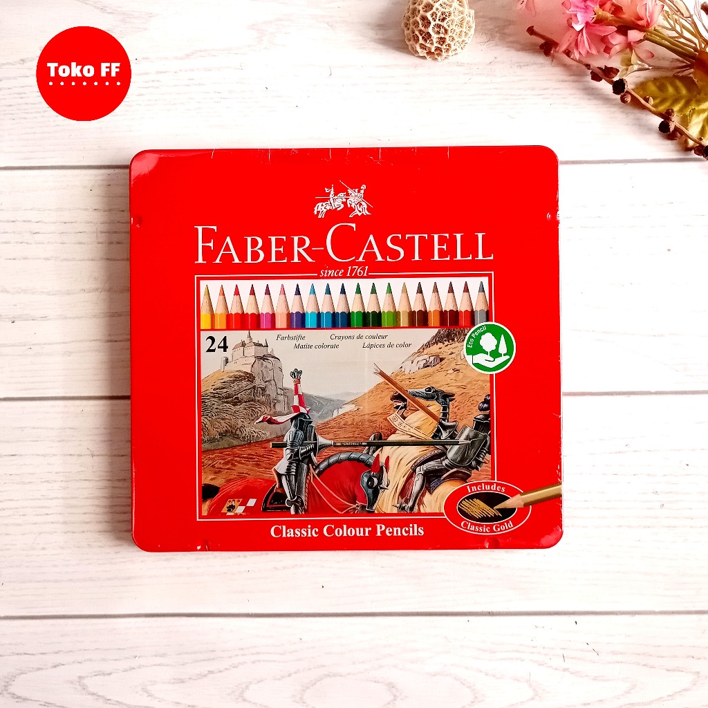

Pencil Warna Tin Case 24wr Faber-Castell