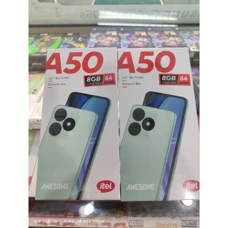 itel A50 3/64 & 4/64 baru segel garansi resmi