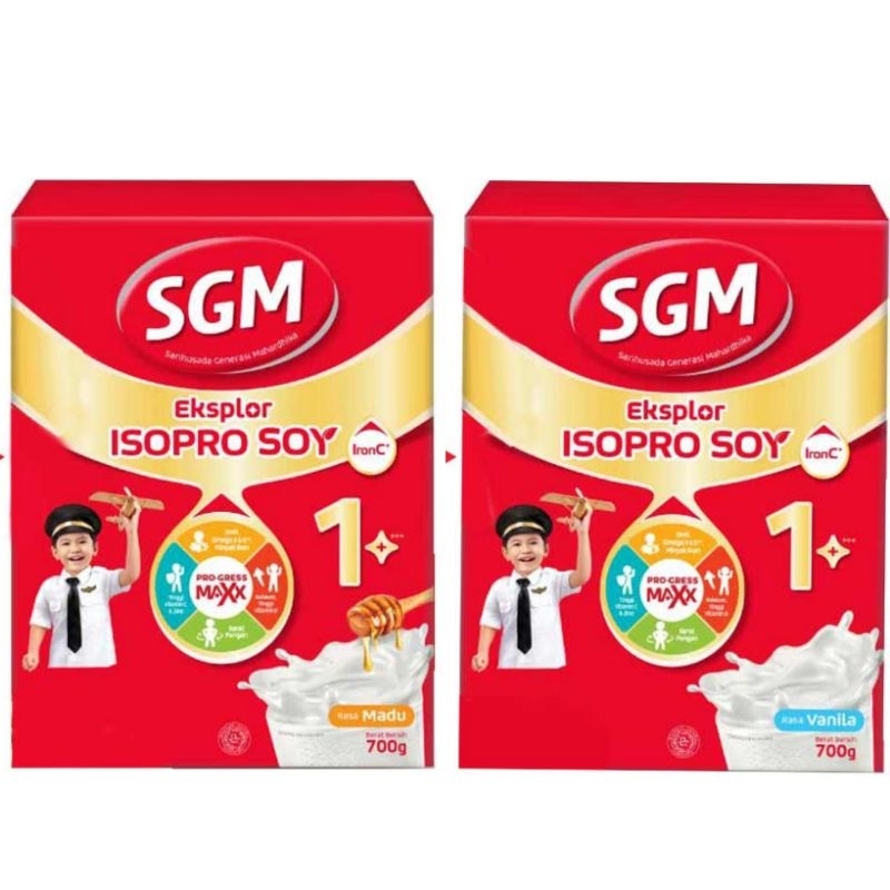 Sgm soya 1 plus 700 gram madu dan vanila (exp Nov 2026)