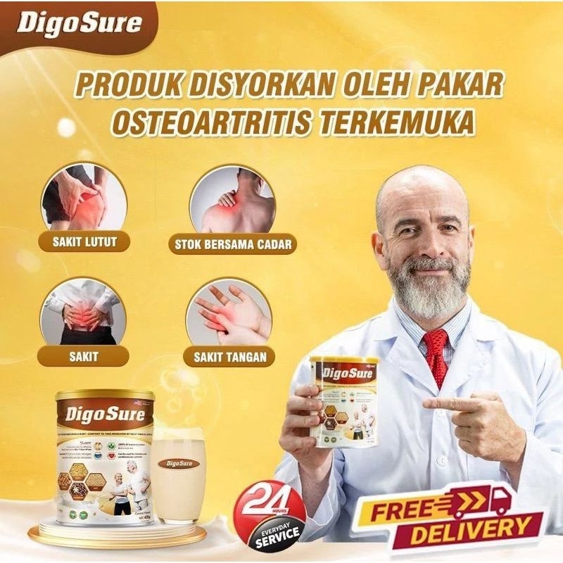 

Terbaik DIGOSURE Susu Kacang - DIGOSURE Nut Milk Susu Tulang Dan Sendi 100% Herbal