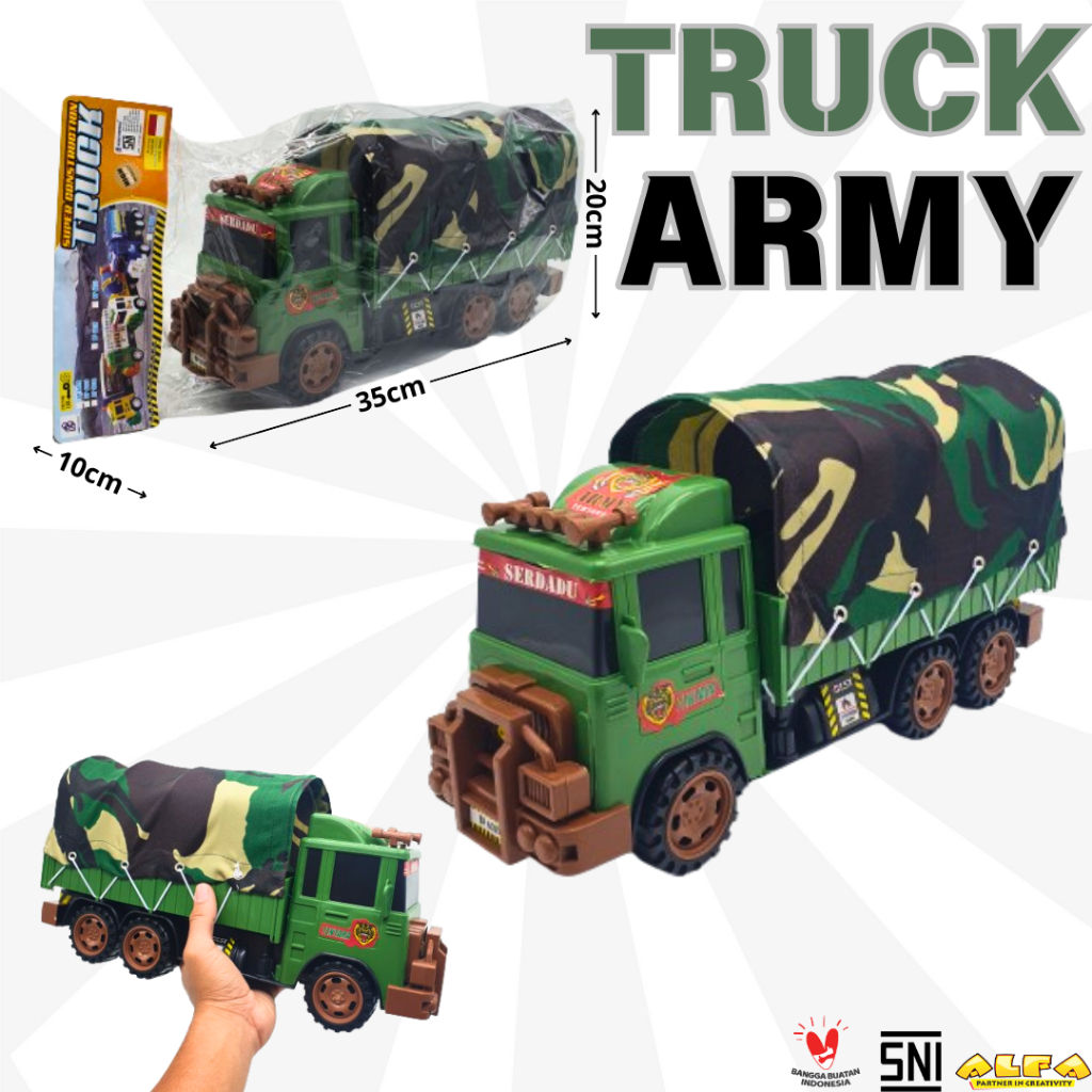 Toko Mainan ALFA Truck Army GBK-3014AR / BP6029