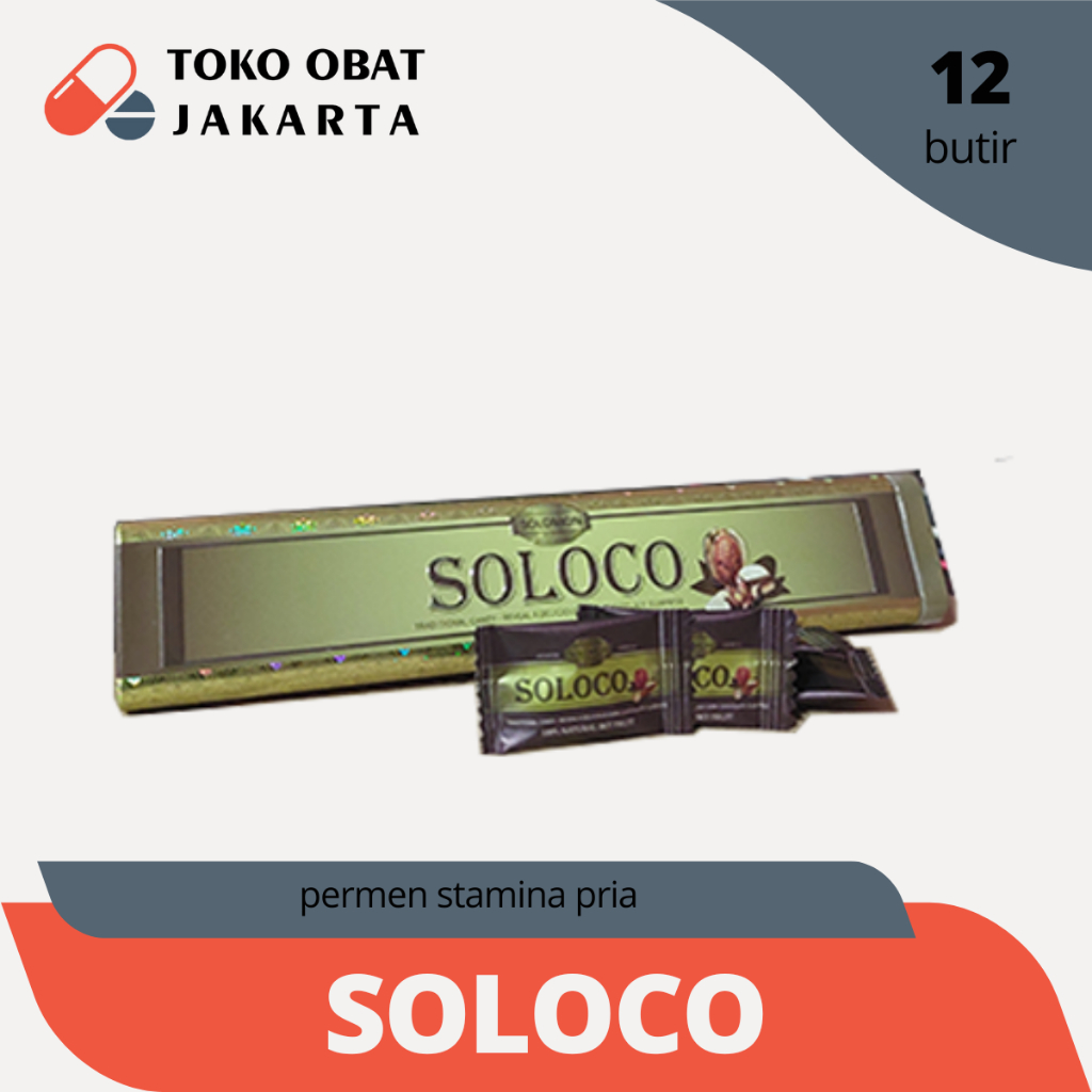 Permen Kuat SOLOCO Stamina Pria Tahan lama Original