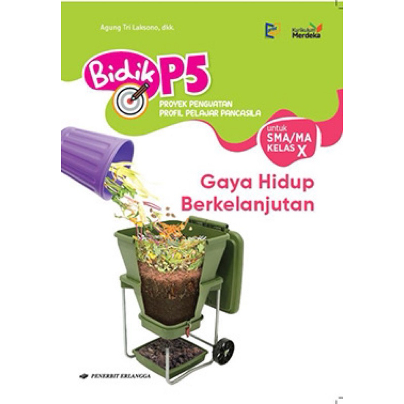 BIDIK P5 GAYA HIDUP BERKELANJUTAN SMA/MA KELAS 10/X PENERBIT ERLANGGA // BUKU BIDIK P5 SMA // BUKU B