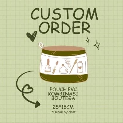 By Request Custom Pvc Pouch