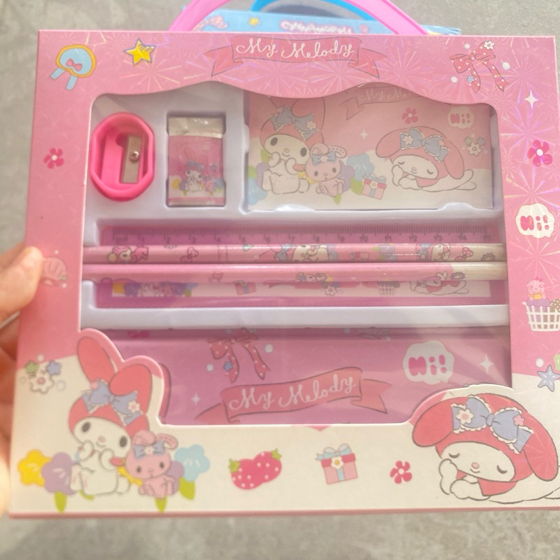 

set alat tulis anak melody Cinamonroll