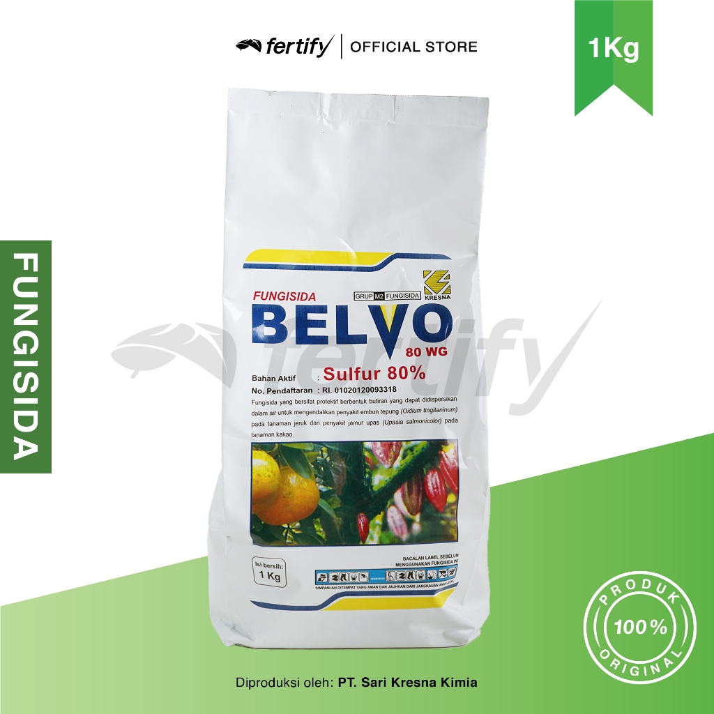 Belvo 80 WG (1Kg)│Fungisida Ampuh dan Original