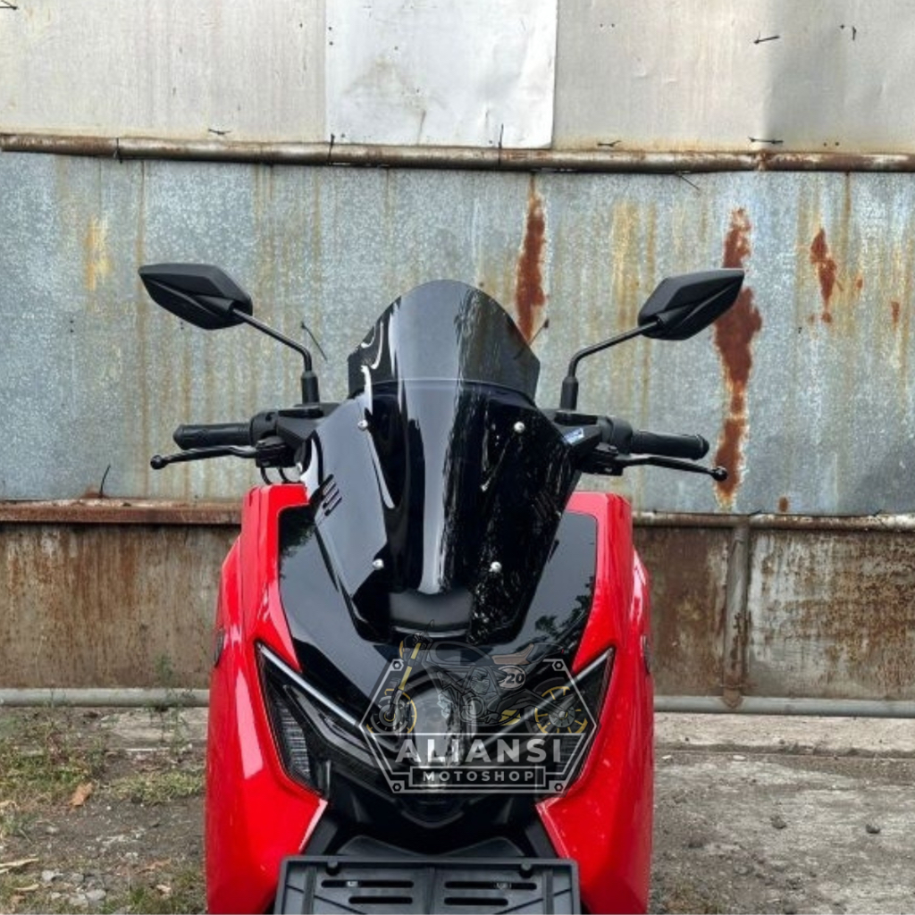 Windshield Nmax New Turbo Neo TDR Mini V2 Sirip Visor Nmax Turbo New 2024 Model TDR Mini V2 Sirip Te