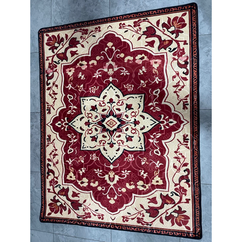 Ambal turki printing 150x190 / Tikar serbaguna/ Alas lantai meja