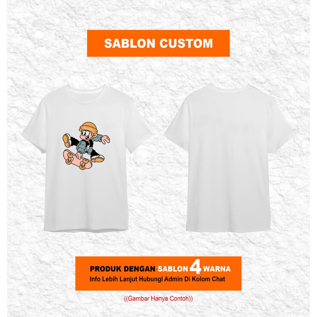 SABLON PLASTISOL KAOS SATUAN DAN LUSINAN - 4 WARNA
