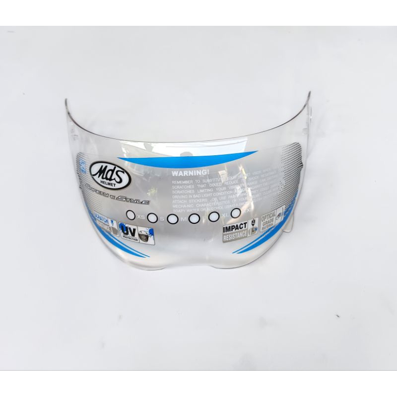 Kaca helm mds super pro original mds supermoto
