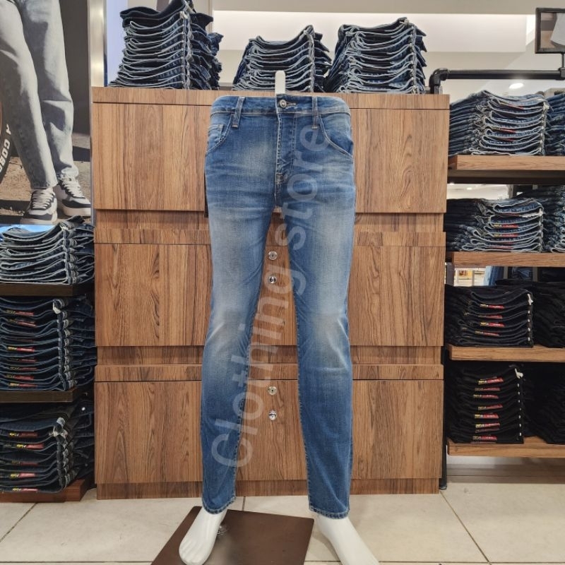WATCHOUT JEANS ORIGINAL celana panjang pria slimfit stretch JP812240033
