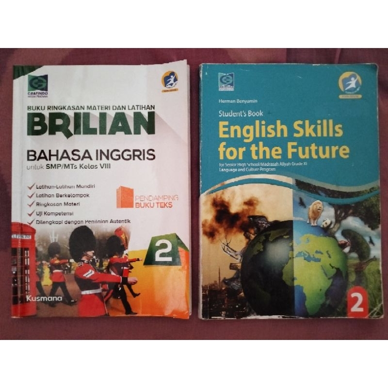 

BUKU PRELOVED/BEKAS GRAFINDO BAHASA INGGRIS/BAHASA INGGRIS PEMINATAN KELAS 8/11/VIII/XI SMP/MTS/SMA/SMK