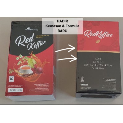 

Kopi Merah Red Koffiee Original 1 box isi 10 sachet - BPOM - Halal