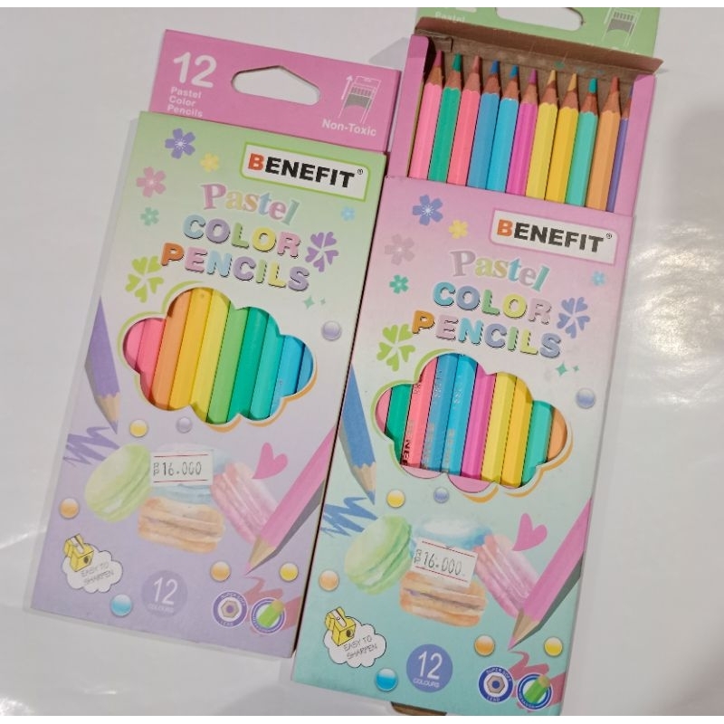 

(1 PCS) PENSIL WARNA BENEFIT 12 WARNA PANJANG