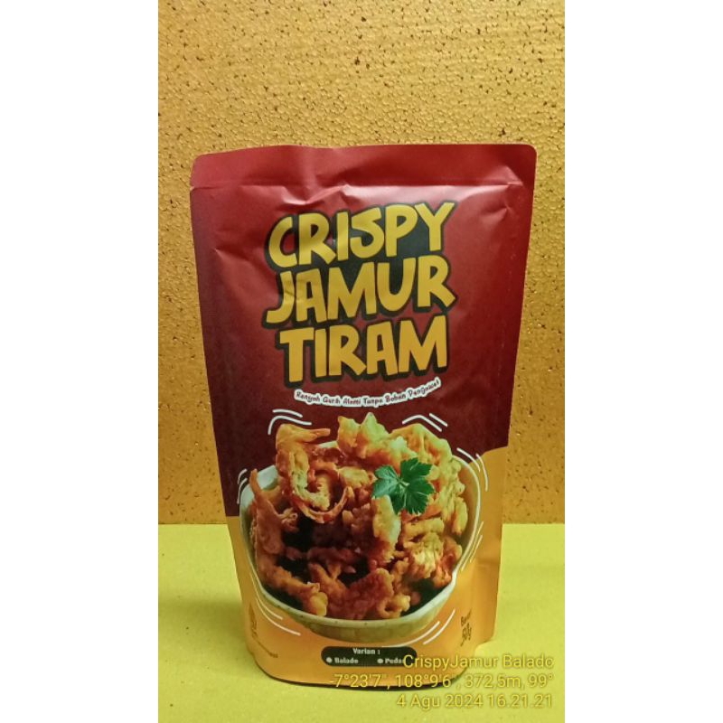 

CRISPY JAMUR TIRAM PEDAS DAUN JERUK NIPIS