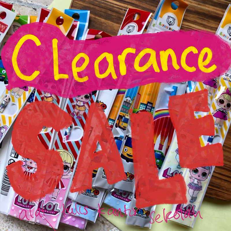 

CLEARANCE SALE!! ATK alat tulis kantor perlengkapan sekolah