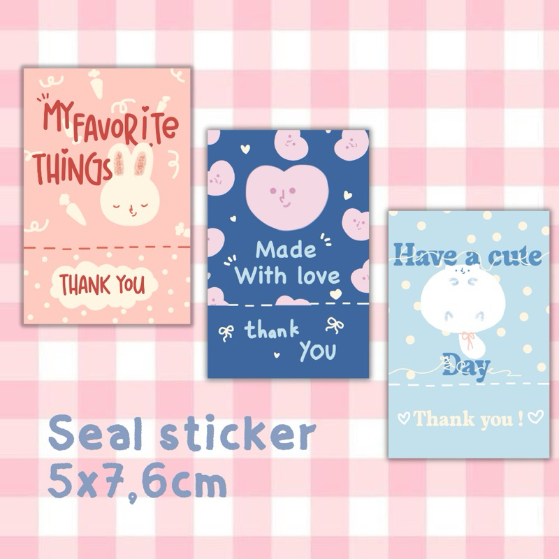 

seal sticker/sticker segel box(min order 10 pc)