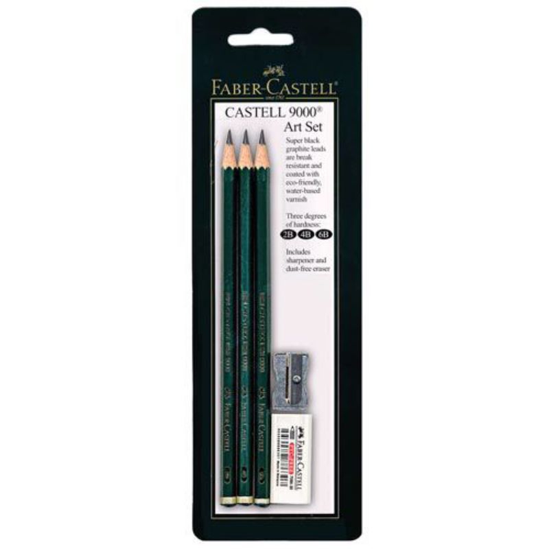 

pensil 2b faber Castell original isi 12pcs