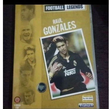 VCD Original FOOTBALL LEGENDS - Raul Gonzalez Teks Indonesia