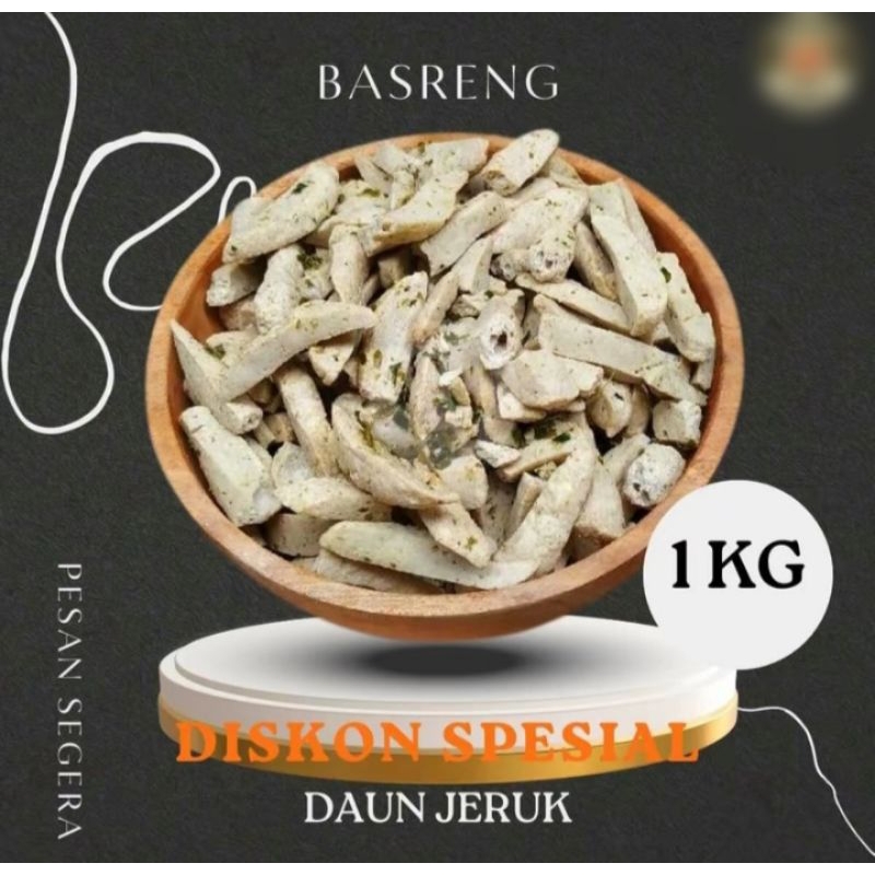 

basreng 1kg original asin daun jeruk Baso goreng stick food Snacks cemilan