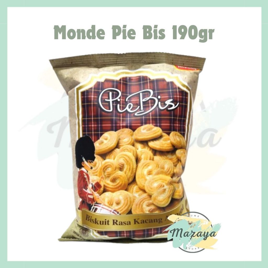 

MONDE PIE BIS BISKUIT RASA KACANG ALMOND 190GR - MAZAYA HOMESTORE