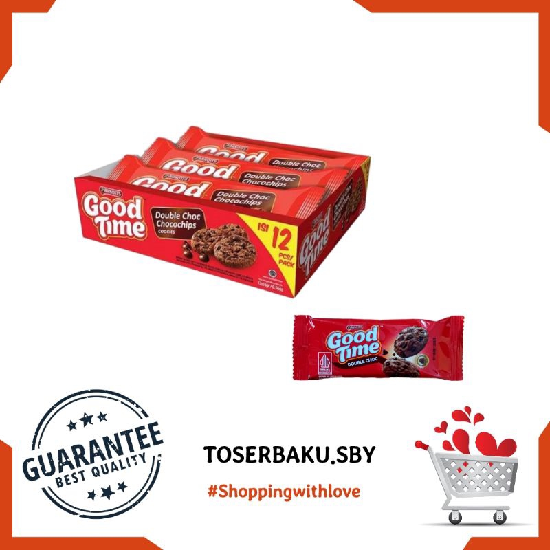 

Good Time Double Choc isi 12 × 10.6 g / Cookies / Arnott's / Good Time
