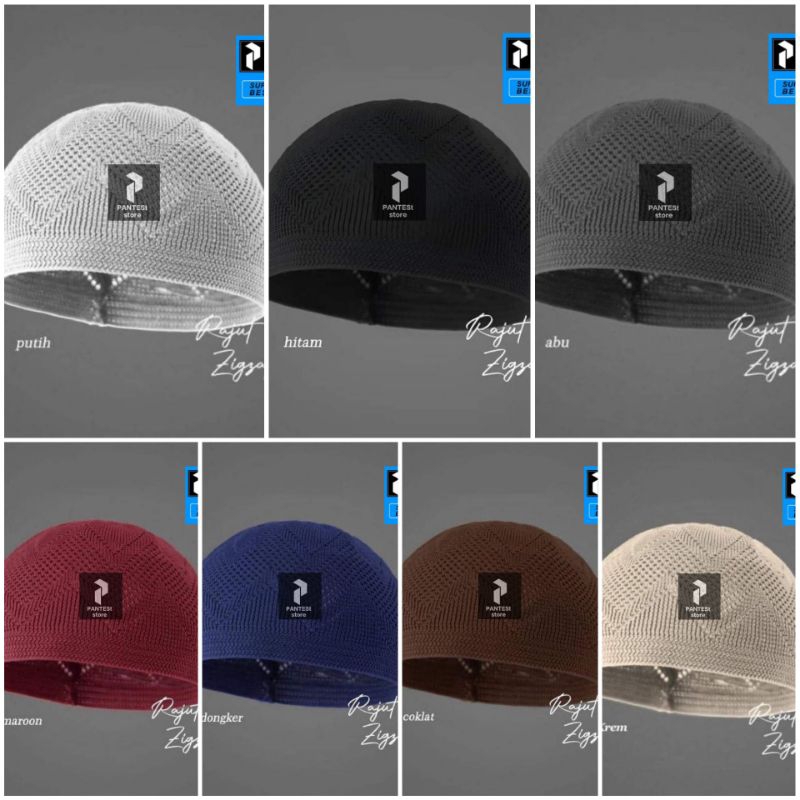 1 kodi(20 pcs)peci rajut motif ZIGZAG/kopiah rajut grosir/peci rajut elastis/kopiah laki laki/peci r