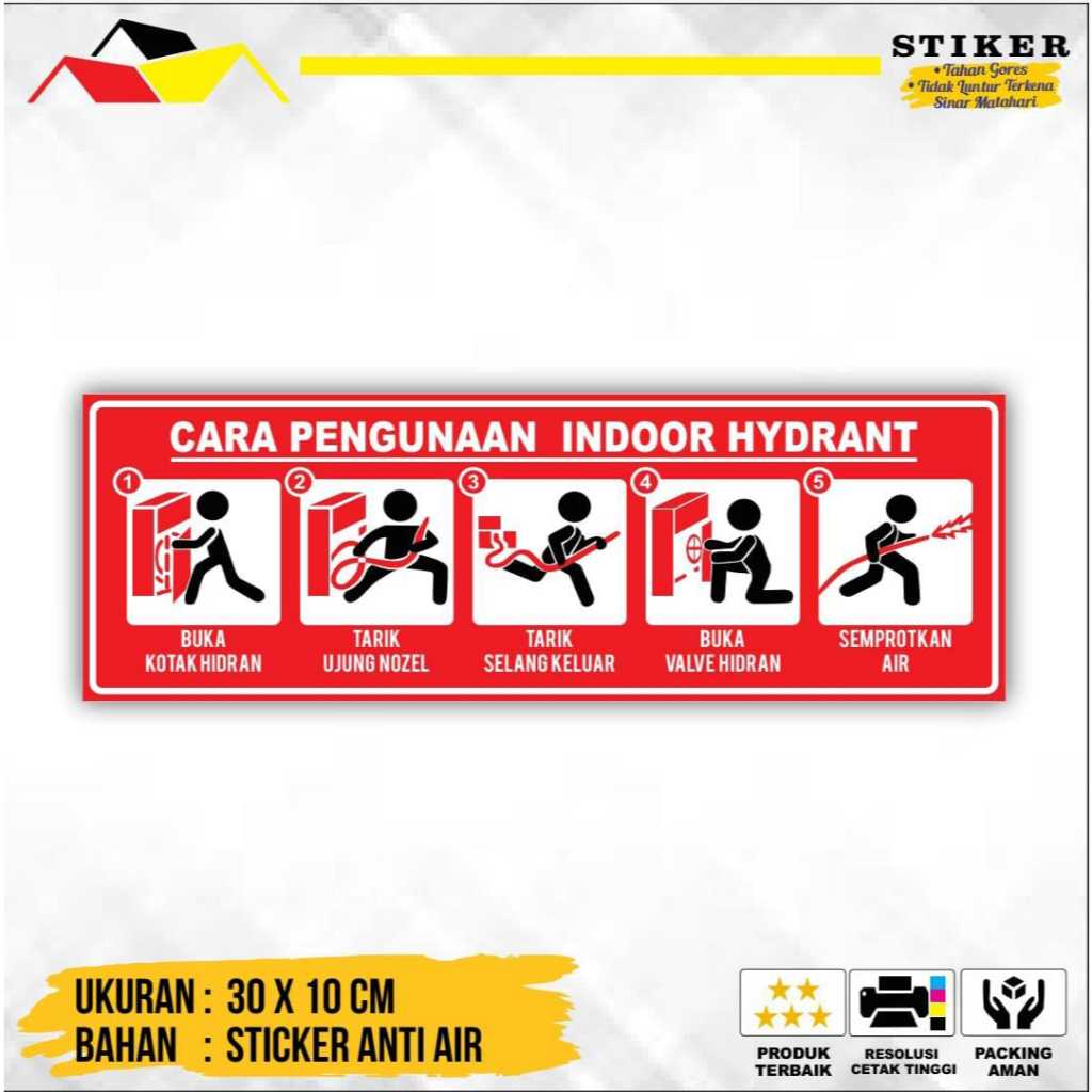 

SIGN / RAMBU STIKER CARA PENGUNAAN INDOOR HYDRANT