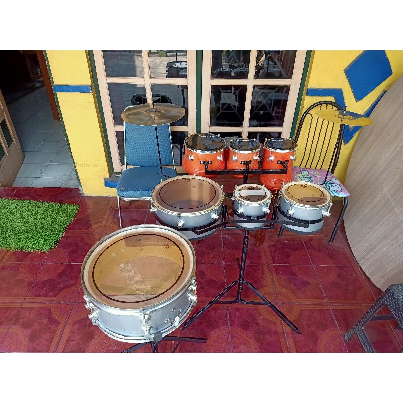 Tripok Tam Tam Kentongan isi 9 Perkusi Angklung [ Super ]