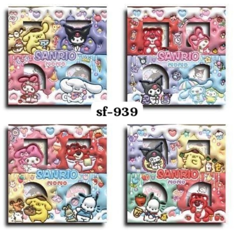 

Stiker motif sanrio box besar isi 100pcs